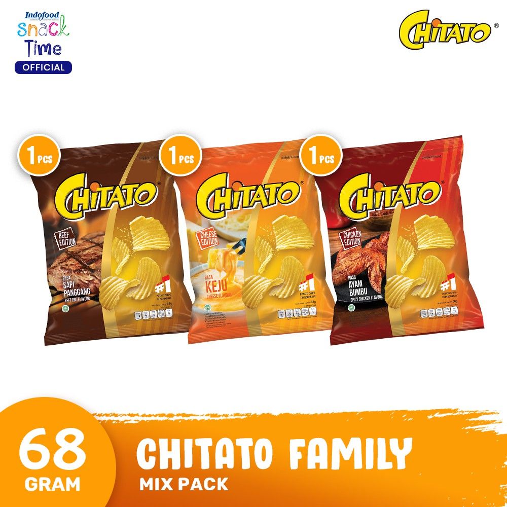 Chitato Family Mix Pack 68 Gr - 1