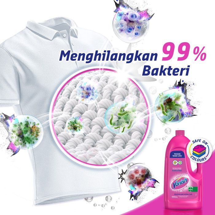 Vanish Cair Pink Penghilang Noda 750ml x2 - 4