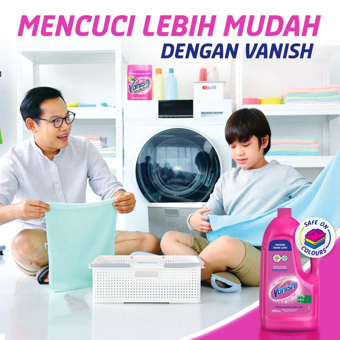 Vanish Cair Pink Penghilang Noda 750ml x2 - 2