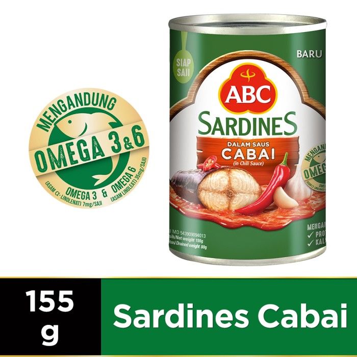 ABC Sarden Saus Cabai 155 g - Buy 3 Get 1 pcs Free - 2