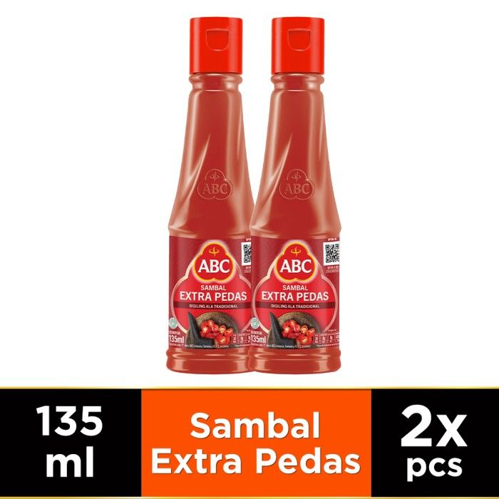 ABC Saus Sambal Extra Pedas 135 ml - Twin Pack - 1