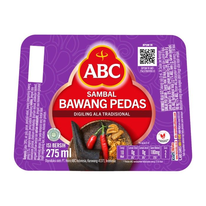 ABC Saus Sambal Bawang Pedas 275 ml - Twin Pack - 3