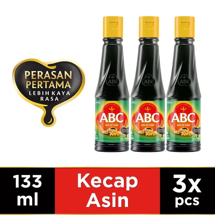 ABC Kecap Asin 133 ml - Multipack 3 pcs - 1