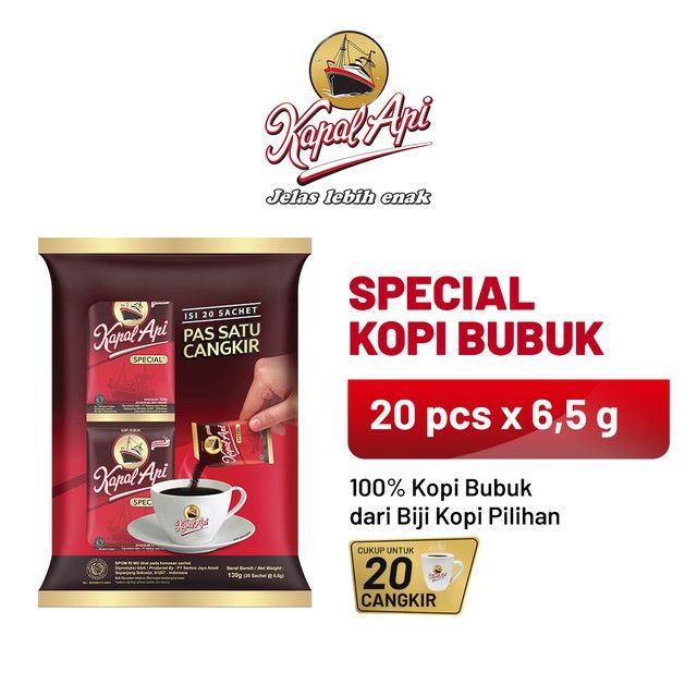 KAPAL API Special Merah 1 Bag (20 x 6.5 gr) - 1