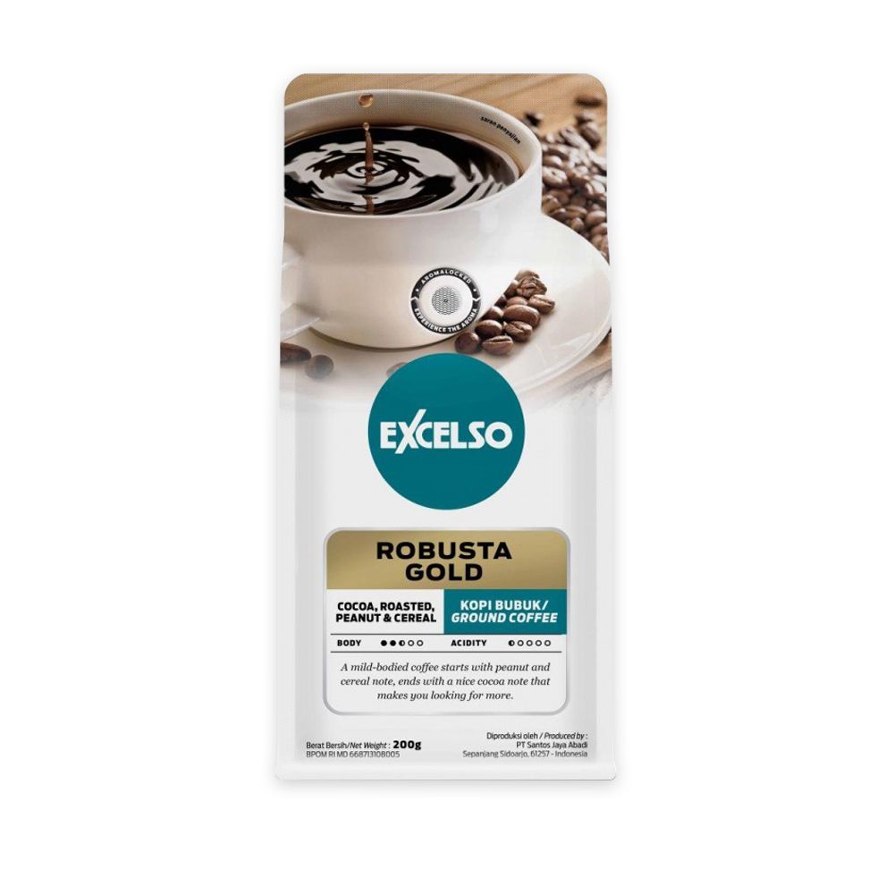 EXCELSO Robusta Gold - Bubuk Kopi 3 x 200 gr - 2