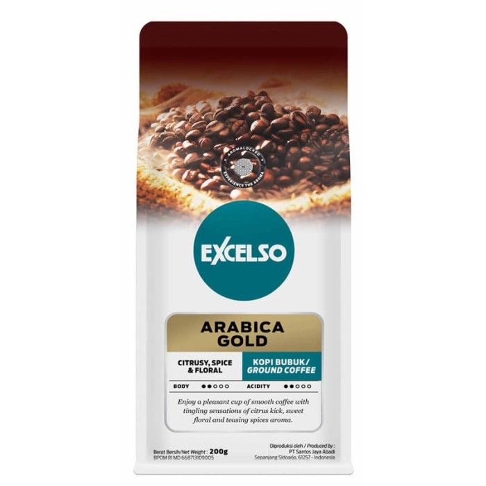 EXCELSO Arabica Gold - Bubuk Kopi 3 x 200 gr - 2