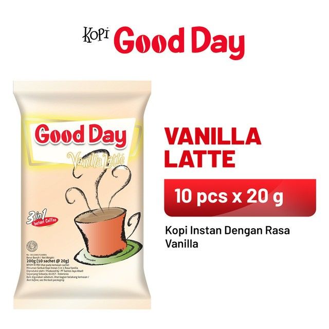 GOOD DAY Vanilla Latte 1 Pack (10 x 20 gr) - 1