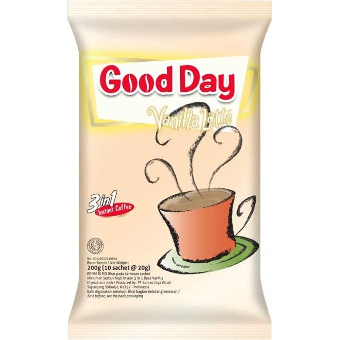 GOOD DAY Vanilla Latte 1 Pack (10 x 20 gr) - 2