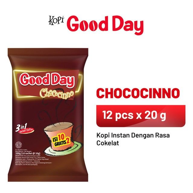 GOOD DAY Kopi Chococinno 1 Pack (12 x 20 gr) - 1