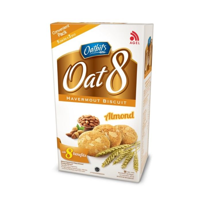 OATBITS Oat 8 Almond 1 Dus (5 sachet x 28.5 gr) - 2