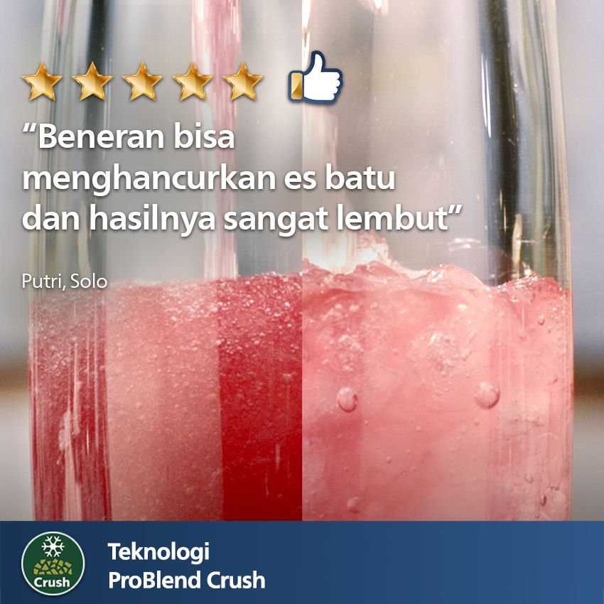 Philips Blender 5000 Series 2L Plastic - Red HR2221/40 - 2