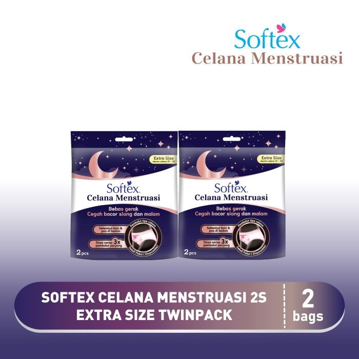 Softex Celana Menstruasi EXTRA SIZE Twinpack - 1