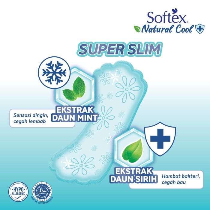 Pantyliner Softex Natural Cool Super Slim 32s - Pantyliner Cool - 2