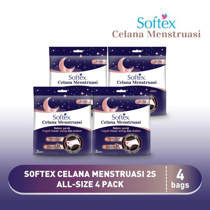 Softex Celana Menstruasi 4 Packs - 1