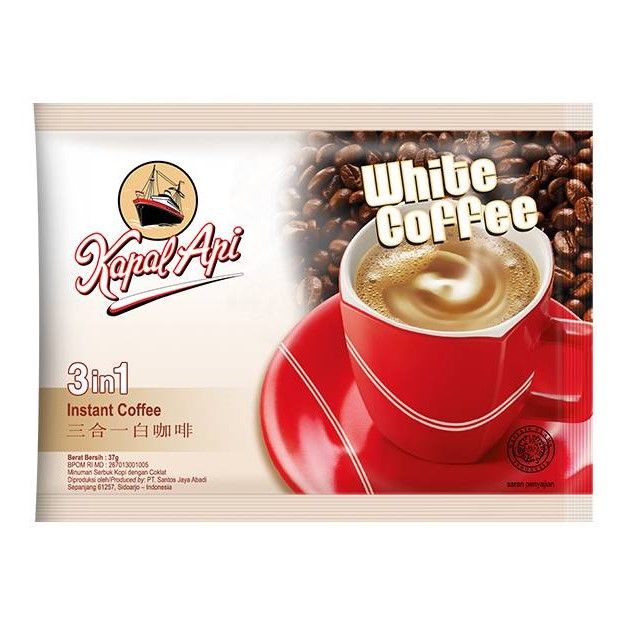 [Buy 2 Get 1 Free] Paket KAPAL API White Coffee 1 Pack (12 x 37 gr) - 2
