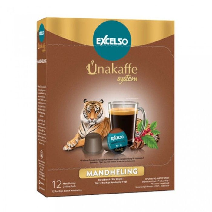 EXCELSO UNAKAFFE Mandheling - Kopi Kapsul-Capsule Coffee (12x6gr) - 2