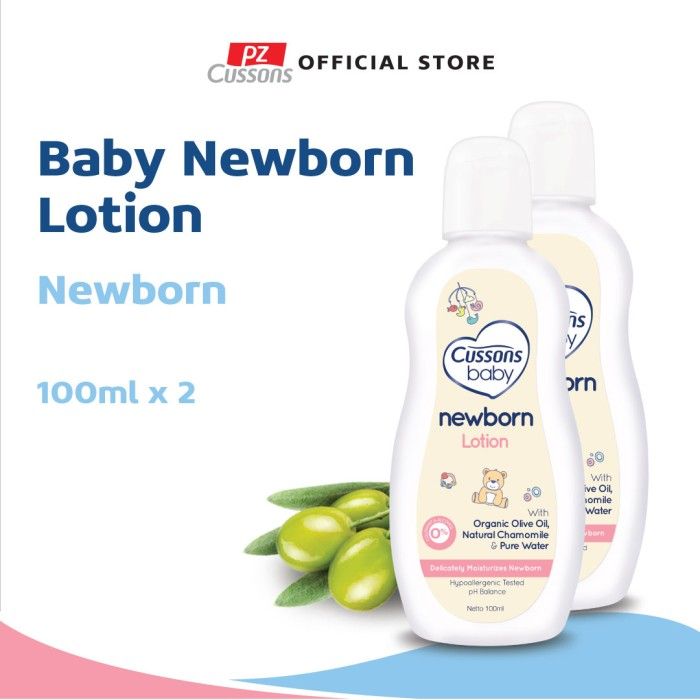 Cussons Baby Newborn Lotion 100ml Twin Pack - 1