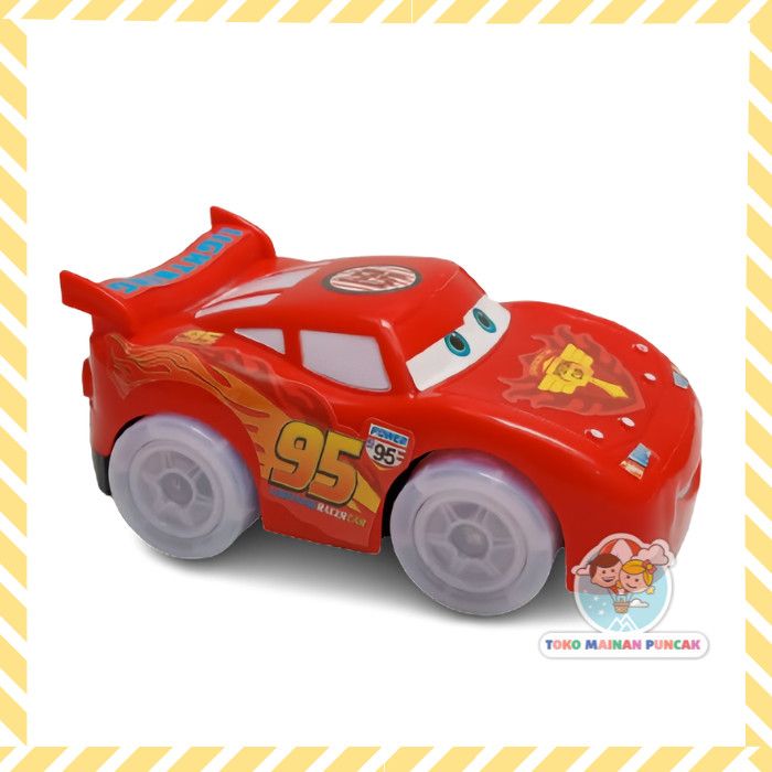 Mainan Mobil Mobilan Cars Bump And Go Baterai Musik dan Lampu - 4