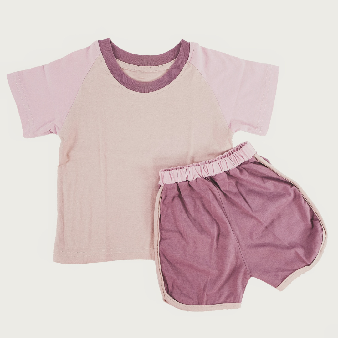 Bellybutton - Pakaian Anak Unisex Uno Set warna Light Mauve Size M - 1