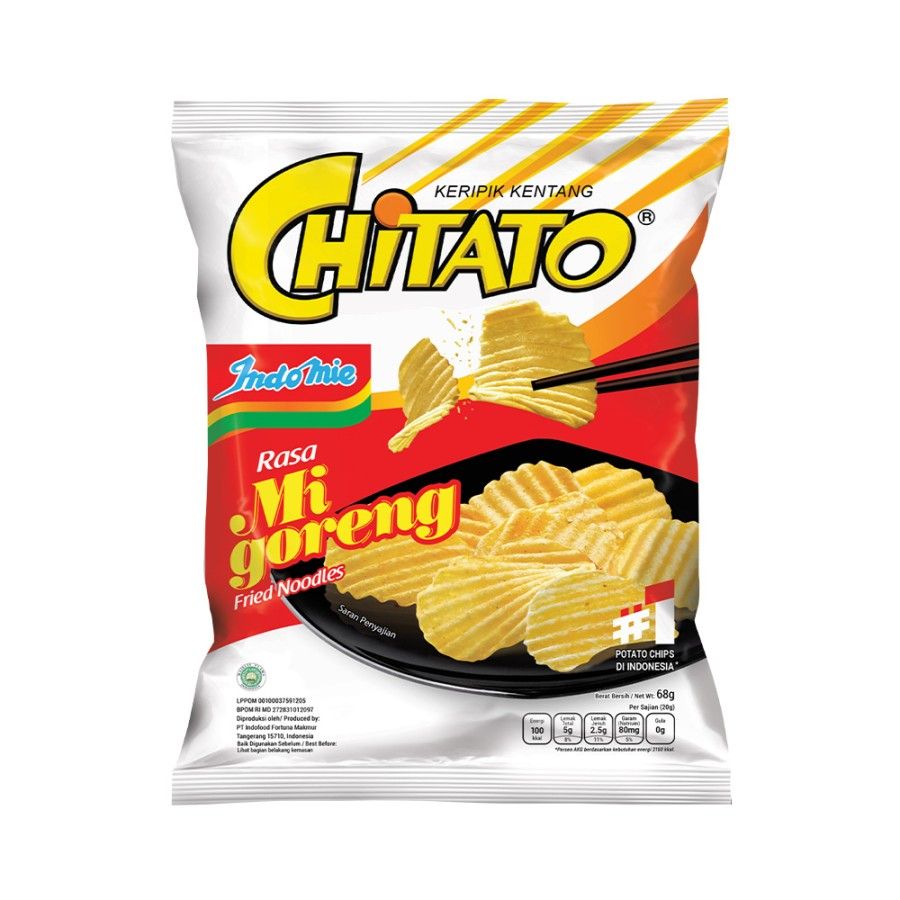 Chitato Indomie Goreng 68 Gr - Free Roll Up Bag - 2
