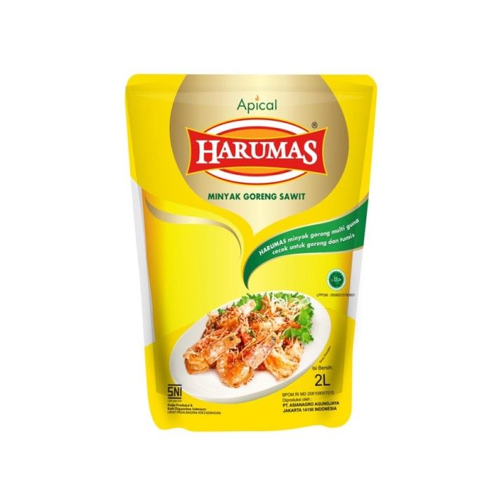 HARUMAS Minyak Goreng Standing Pouch 2L -3pcs - 2