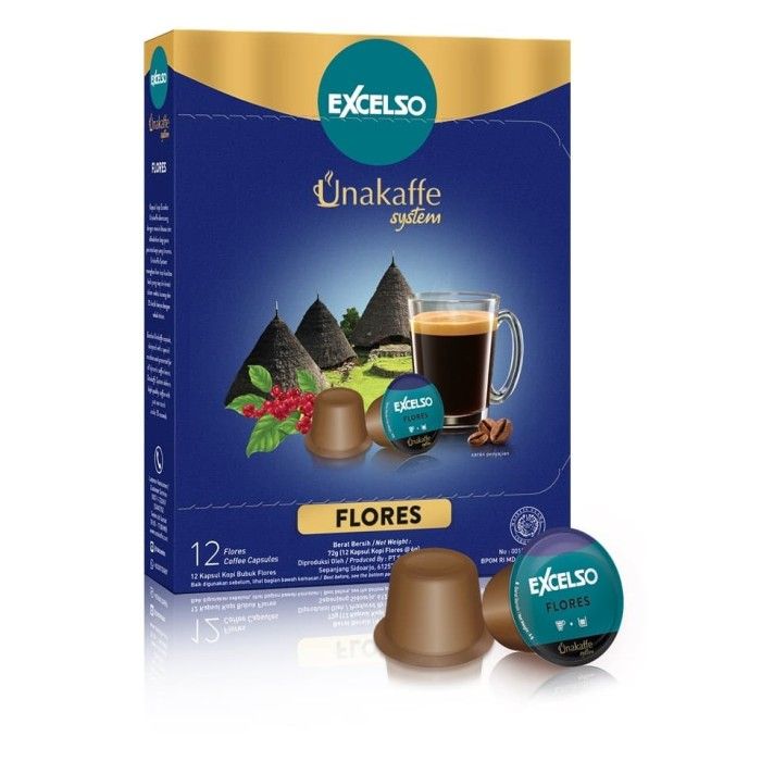 EXCELSO UNAKAFFE Flores - Kopi Kapsul-Capsule Coffee (12x6gr) - 2
