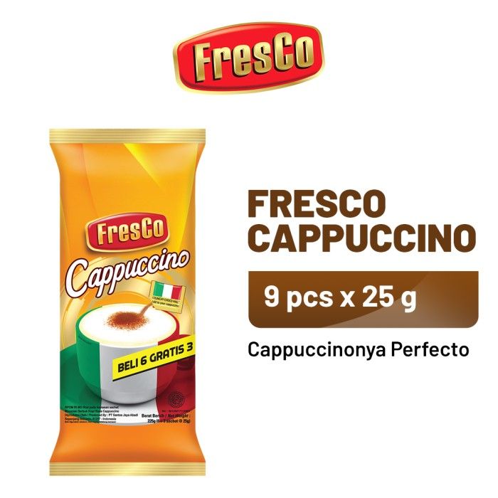 FRESCO Cappuccino 1 Bag (9 x 25 gr) - 1