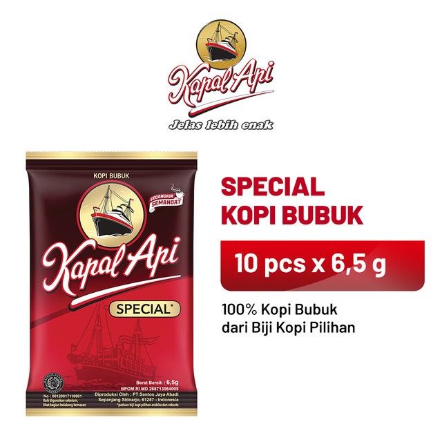 KAPAL API Special Merah 1 Renteng (10 x 6.5 gr) - 1