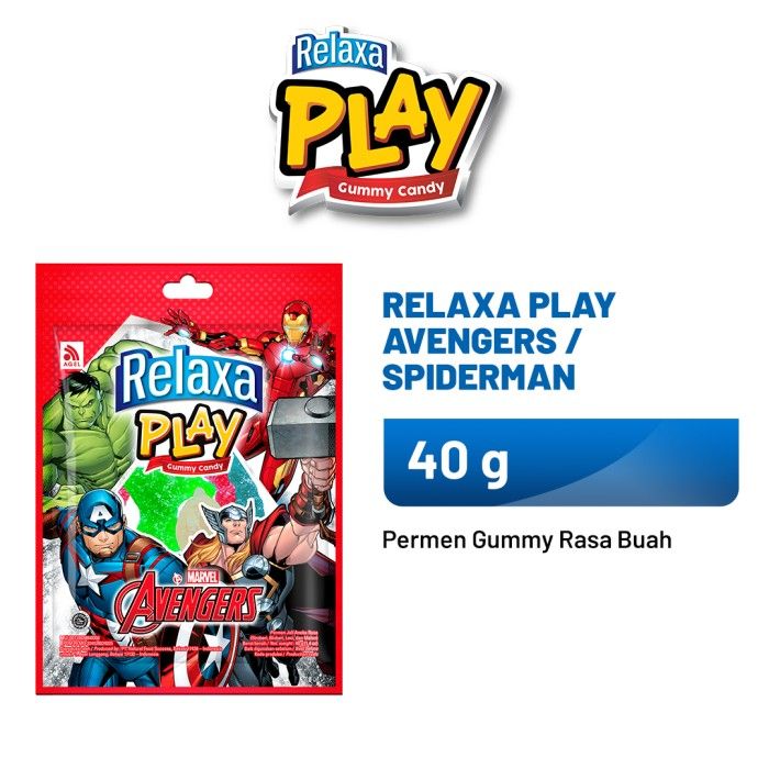 Relaxa Play Avengers / Spiderman Sachet 40 gr - 1