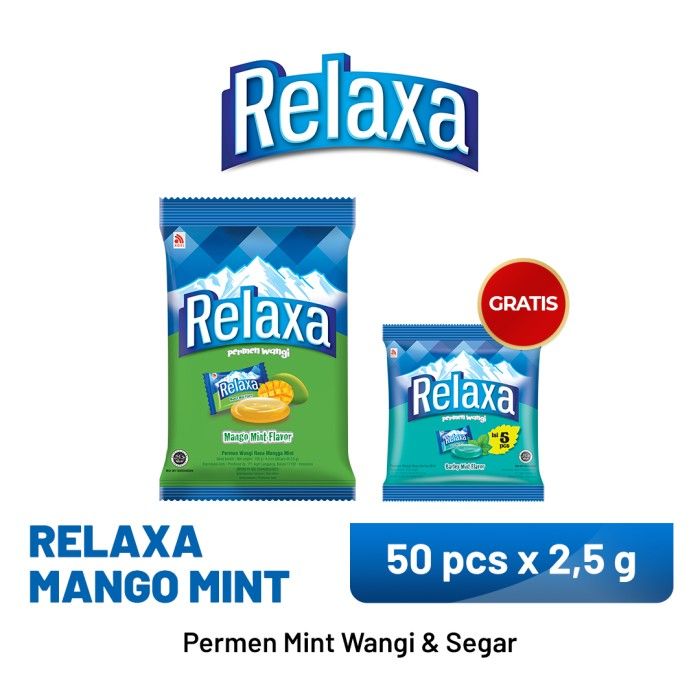[Buy 1 Get 1 Free] Relaxa Mango Mint Free Relaxa Barley Sachet 12.5 gr - 1