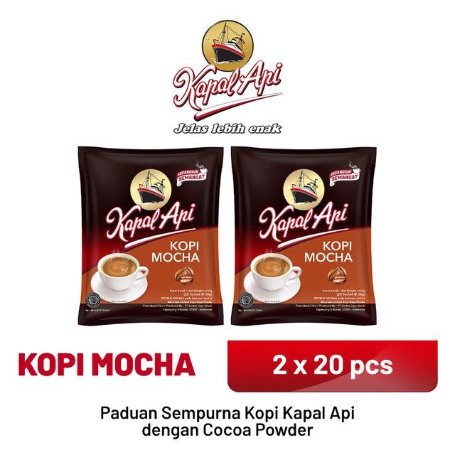 KAPAL API Mocha 2 Bag (20 x 30 gr) - 1