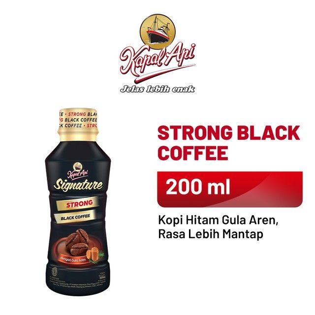 Kapal Api Signature Strong Black Coffee 200 ml - 1
