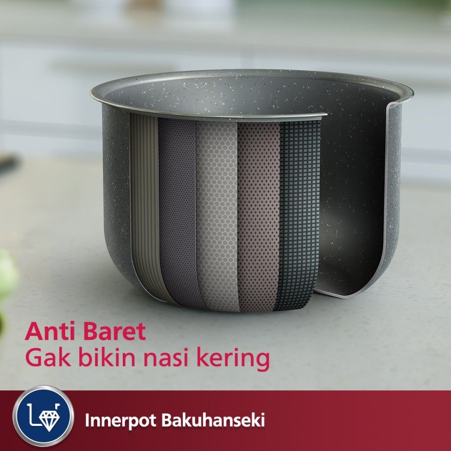 Philips Digital Rice Cooker 1.8L HD4515/91 X1+ - 4