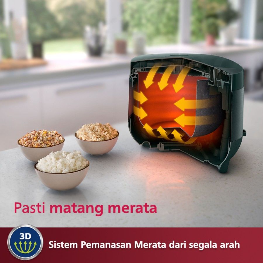 Philips Digital Rice Cooker 1.8L HD4515/91 X1+ - 5