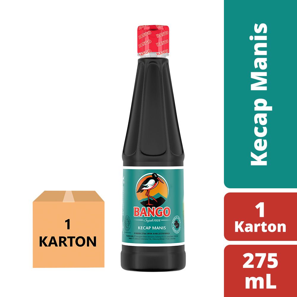 Bango Kecap Manis 275Ml - 1 Karton - 1