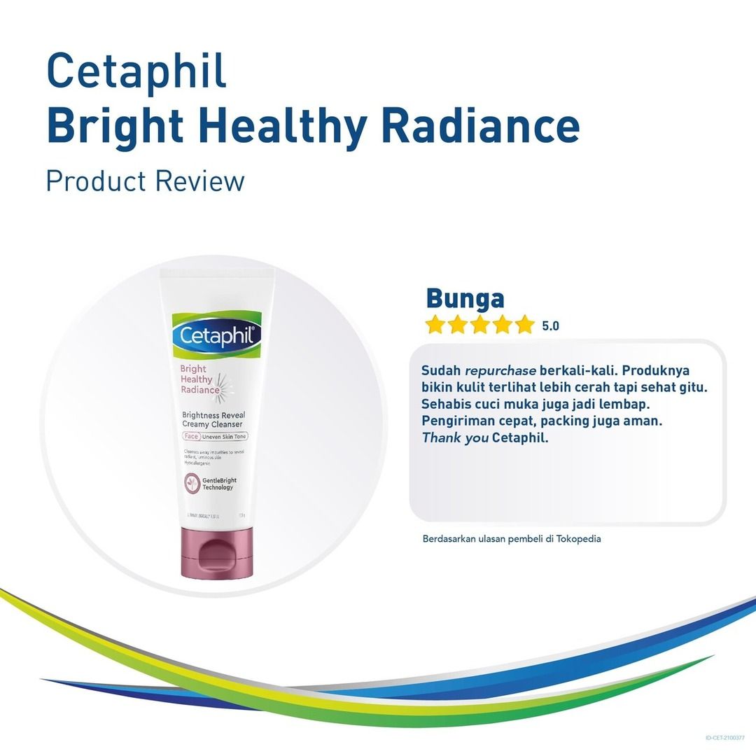 Cetaphil Bright Healthy Radiance Reveal Creamy Cleanser 100g Skin Care Pembersih Muka - 3