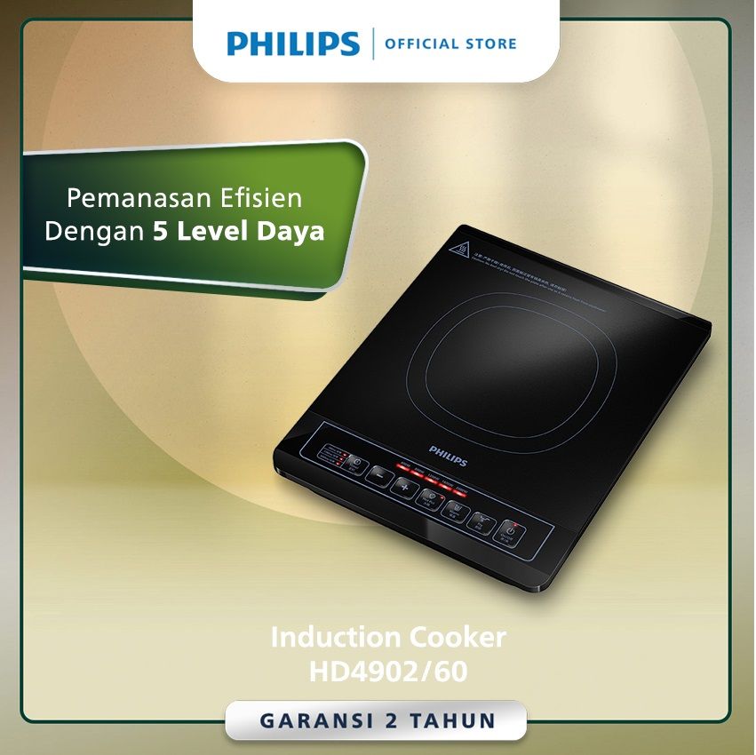 Philips Induction Cooker HD4902/60 - Kompor Listrik - 2000W - 1