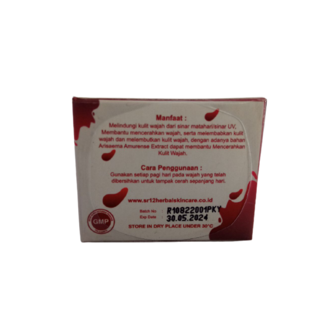 SR12 BRIGHTENING DAY CREAM 10 GR KRIM SIANG MENCERAHKAN WAJAH - 3