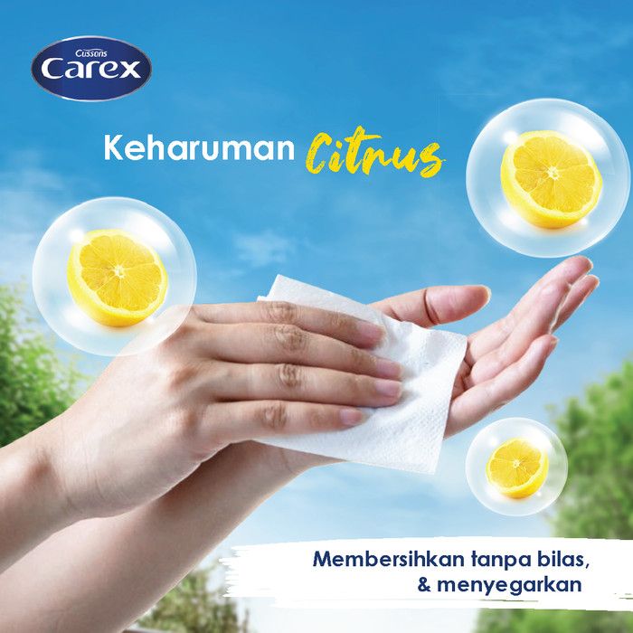 Carex Wipes Refreshing 50 Sheet X 2 Twin Pack - 2