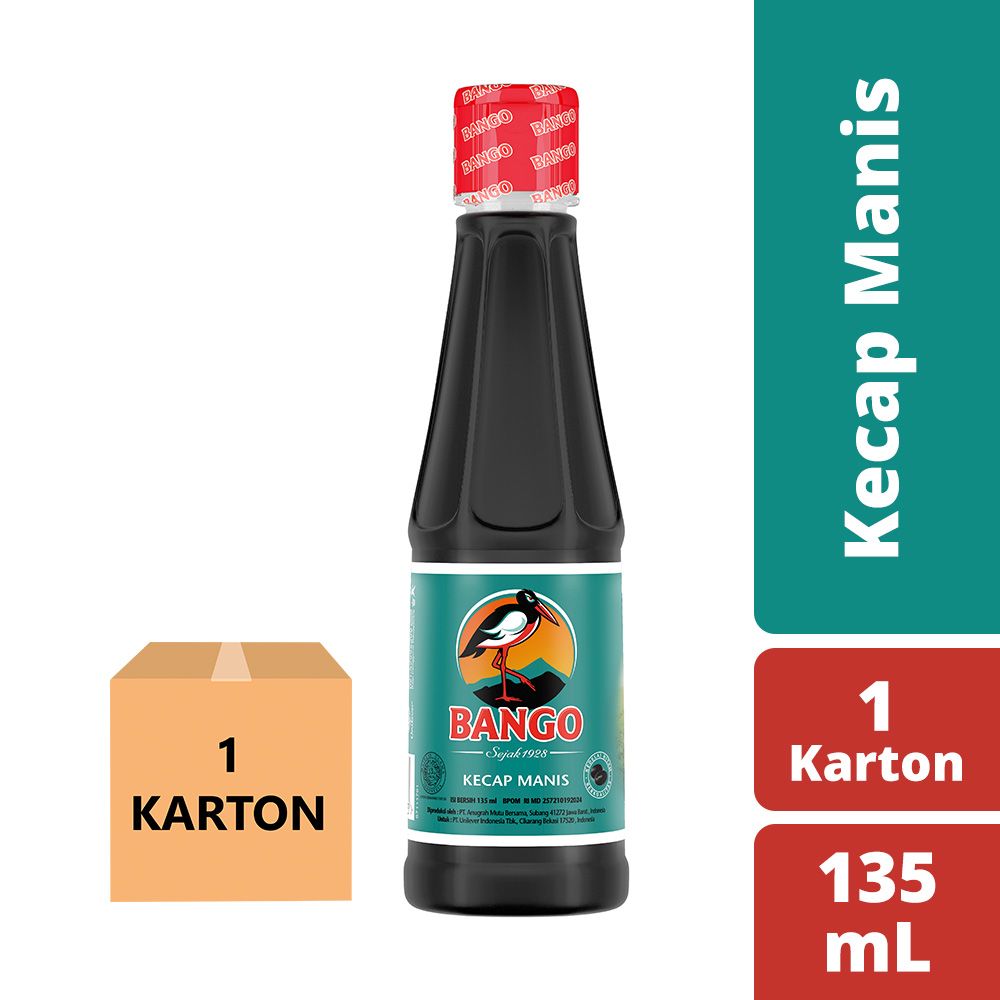 Bango Kecap Manis 135Ml - 1 Karton - 1
