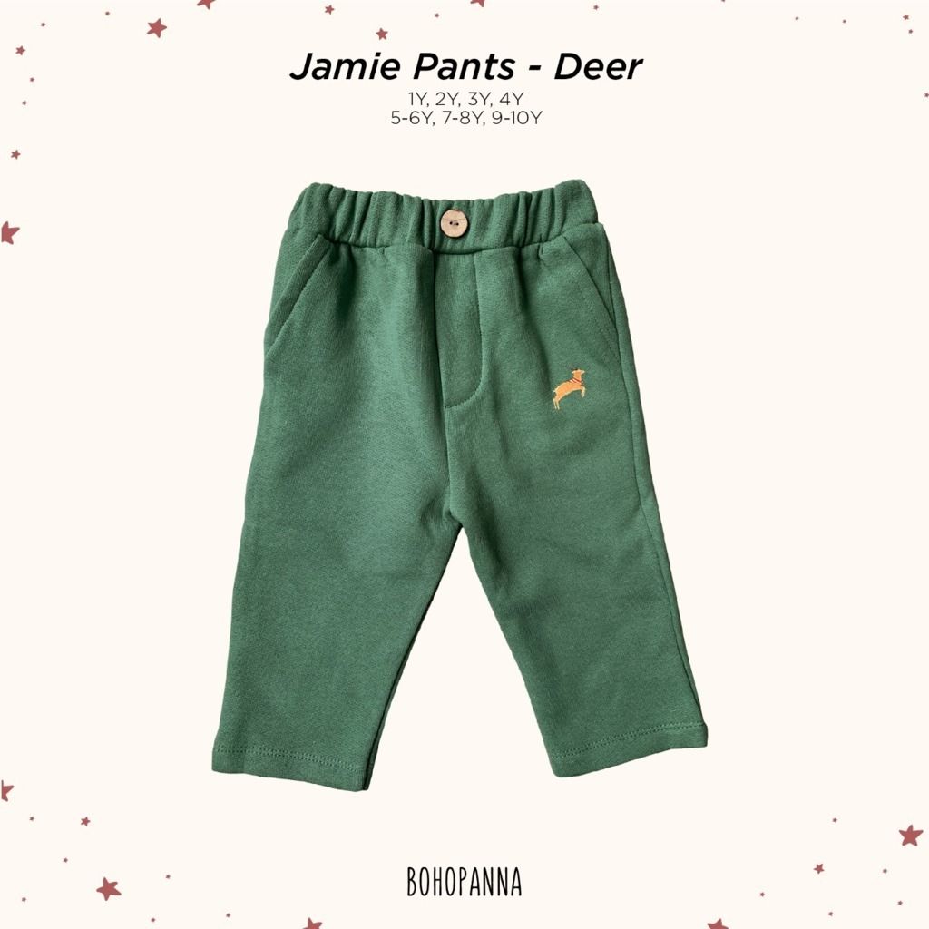 BOHOPANNA - JAMIE PANT - DEER 1Y- CELANA ANAK - 1