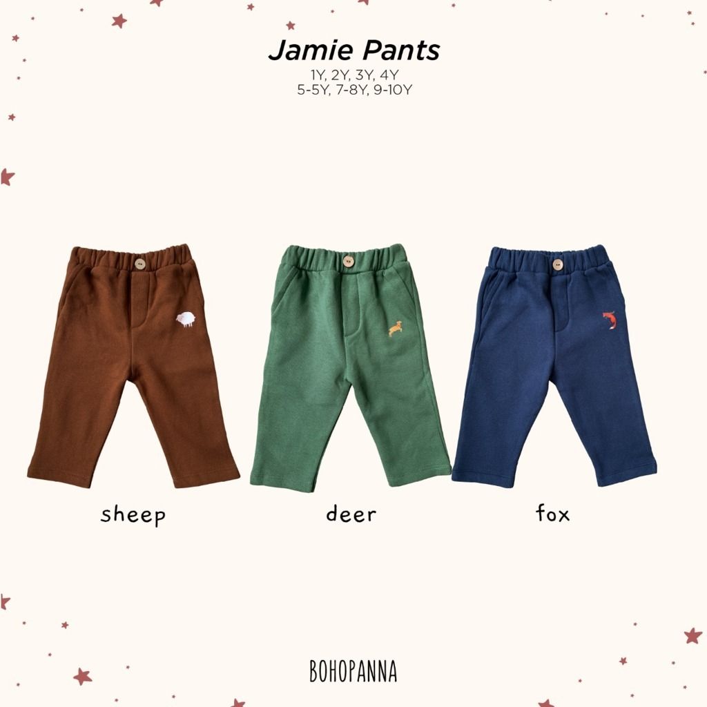 BOHOPANNA - JAMIE PANT - DEER 1Y- CELANA ANAK - 3