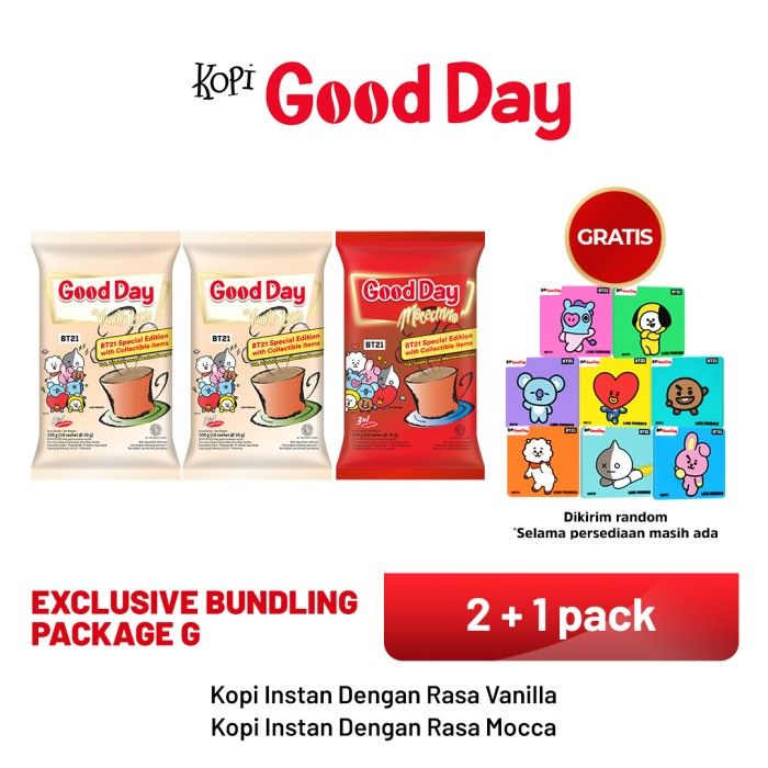 [GOOD DAY SPECIAL EDITION BT21] EXCLUSIVE BUNDLING PACKAGE G - 1