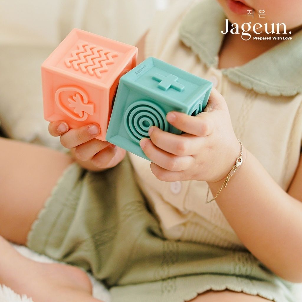 Soft Stack Building Block Baby Teether | Balok Lentur Edukasi Anak Warna Warni - 4