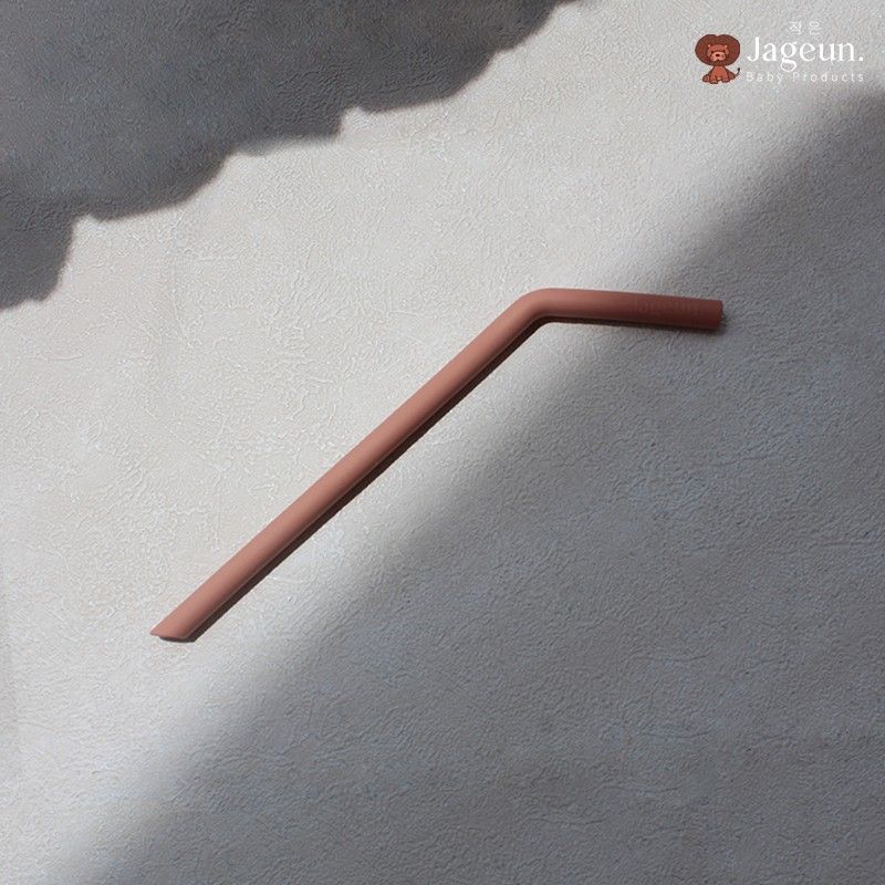 JAGEUN Premium Silicone Toodler Baby & Kids Straw | Sedotan Silicone Silikon Warna Pink - 1