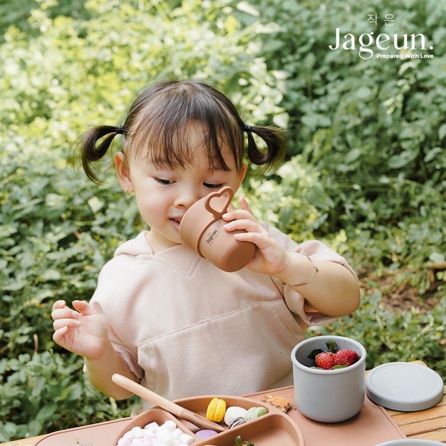 JAGEUN Premium Silicone Baby Sippy Cup Lid | Tutup Gelas Silikon Anak Warna Kuning - 4