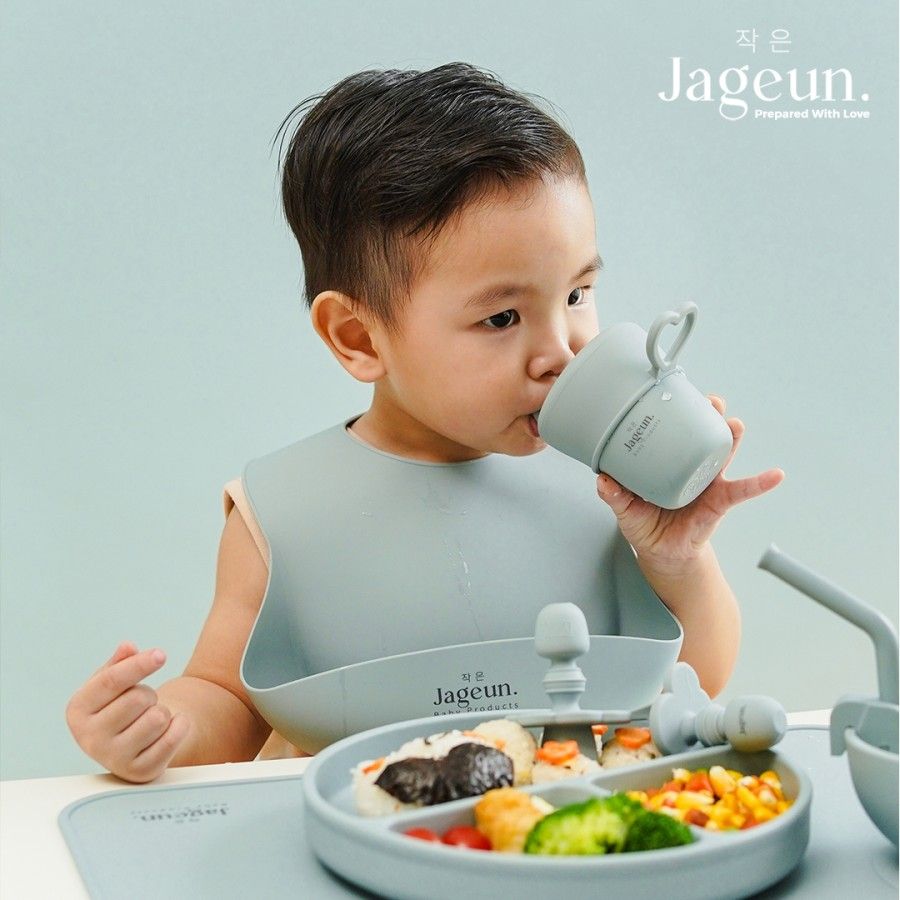 JAGEUN Premium Silicone Baby Sippy Cup Lid | Tutup Gelas Silikon Anak Warna Kuning - 2