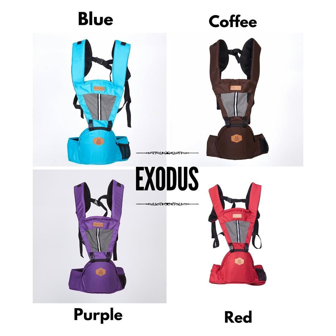 Purple Hipseat Baby Carrier Gendongan Bayi Horsemen HW003 - 2