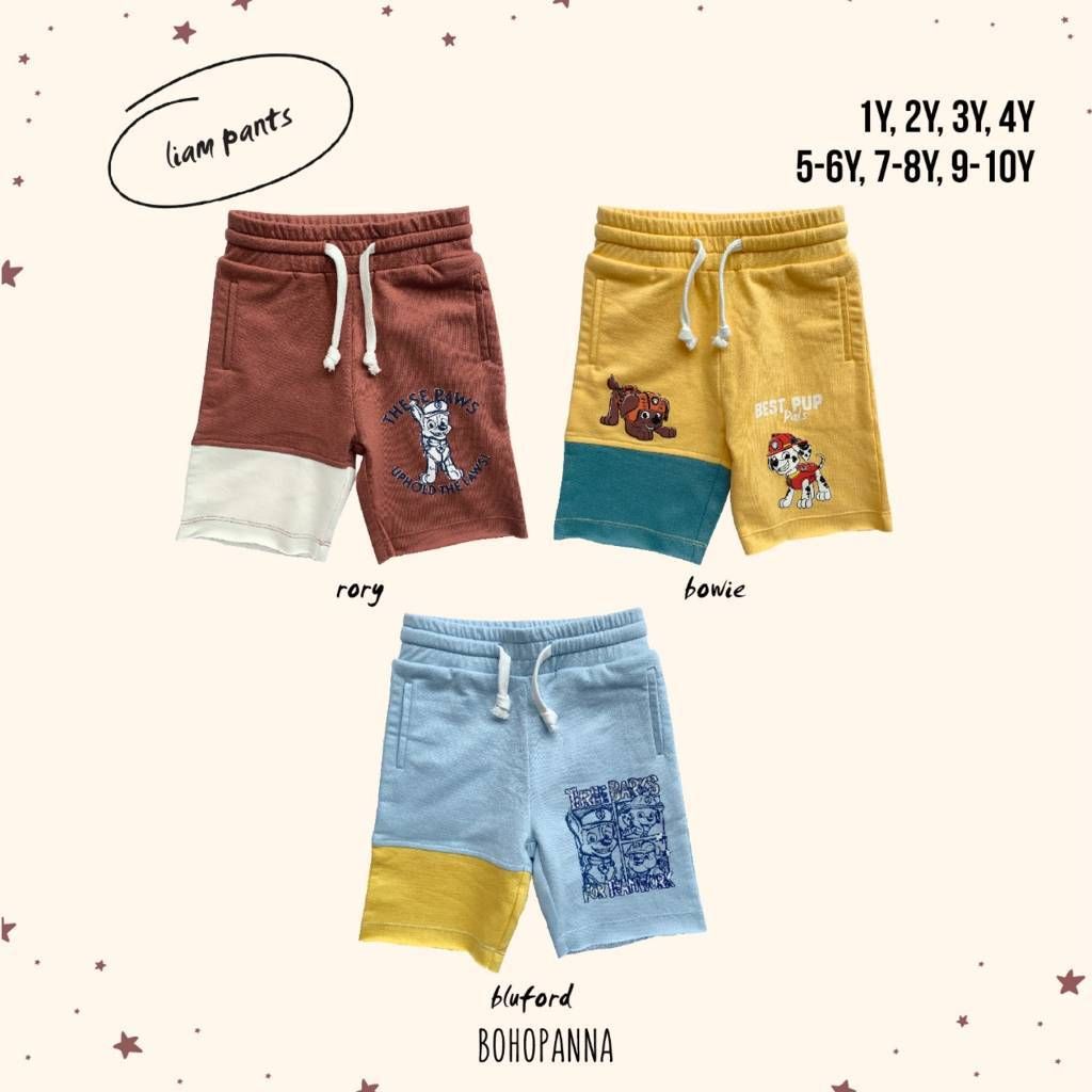 BOHOPANNA - LIAM PANT PAW PATROL - RORY 7-8Y - CELANA ANAK - 2