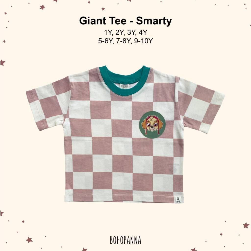 BOHOPANNA - GIANT TEE PAW PATROL- SMARTY 5-6Y - KAOS ANAK - 1